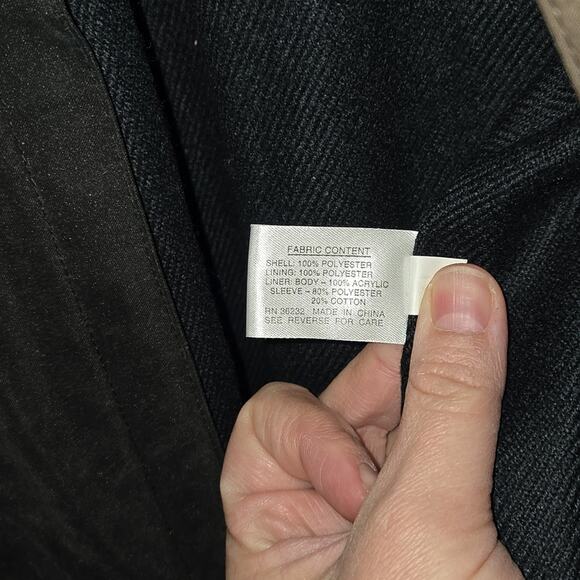 NWT Gallery 1X Women's Premium Gray/Black Microsuede Coat - Picture 11 of 13